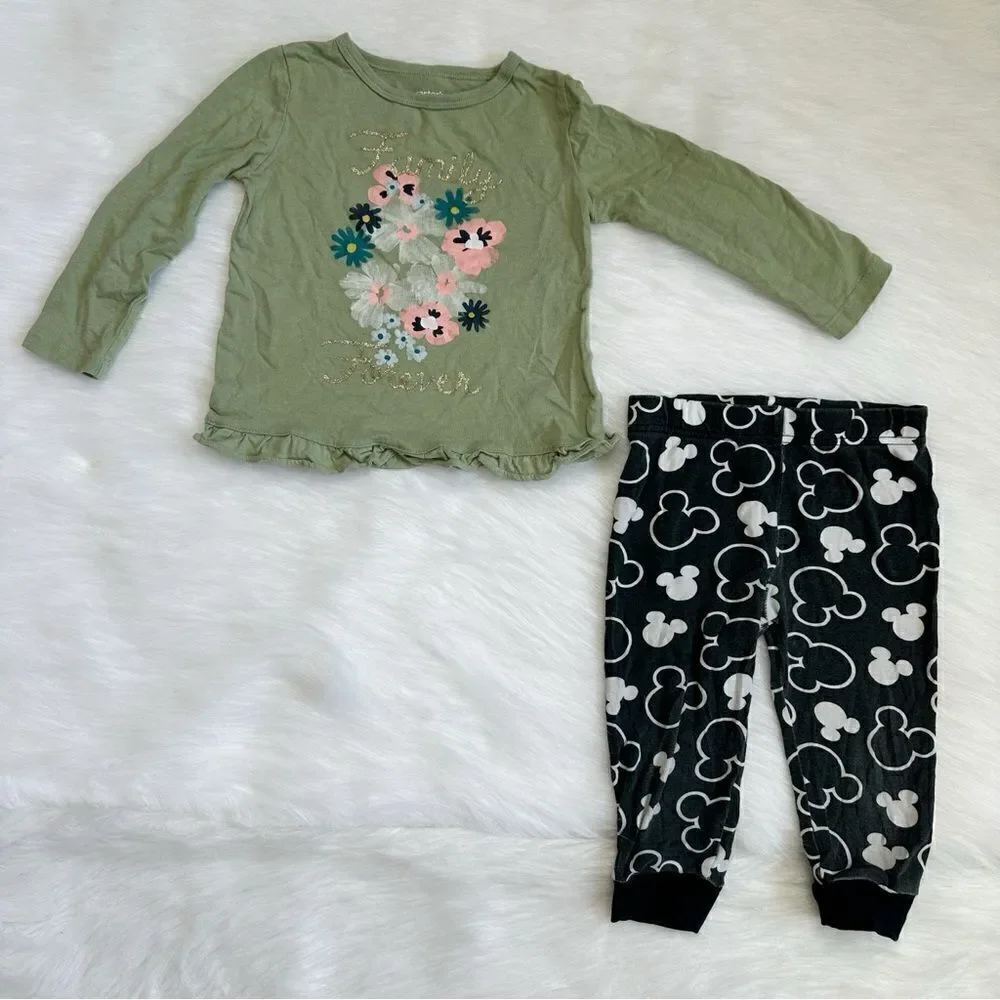 24 Months Baby Girl Long Sleeves & Pants Set LOT